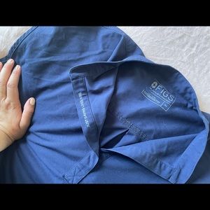 Fig mandarin scrub top